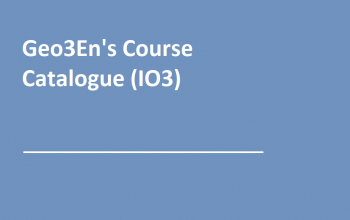 Geo3En-s Course Catalogue IO3